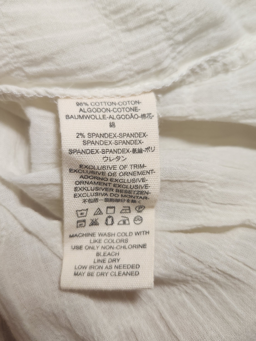 We The Free Ivory Button-Front Peasant Top - Picture 5 of 5